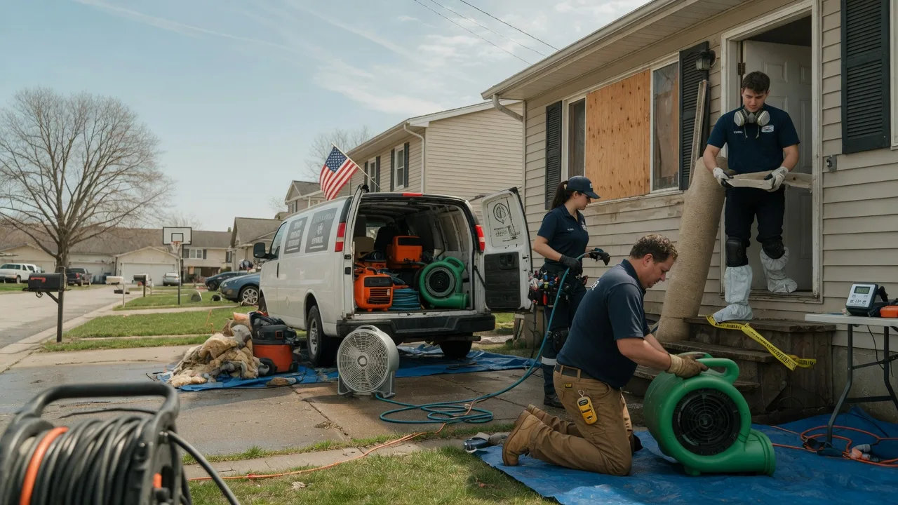 Water Damage Restoration in Center Point, IA near me